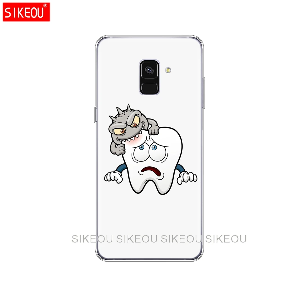 Силиконовый чехол для телефона Samsung Galaxy A6 A8 2018 A3 A310 A5 A510 A7 2016 2017 стоматологический