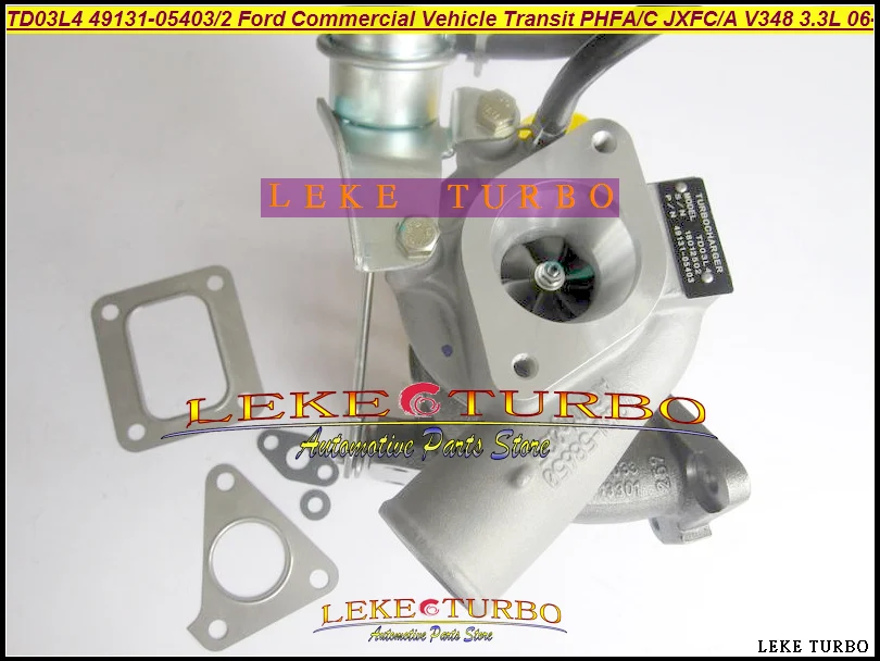 TD03L4 49131-05403 49131-05402 6C1Q-6K682-DF Turbo For Ford Commercial Vehicle Transit 2006- PHFA PHFC JXFC JXFA Puma V348 3.3L (3)