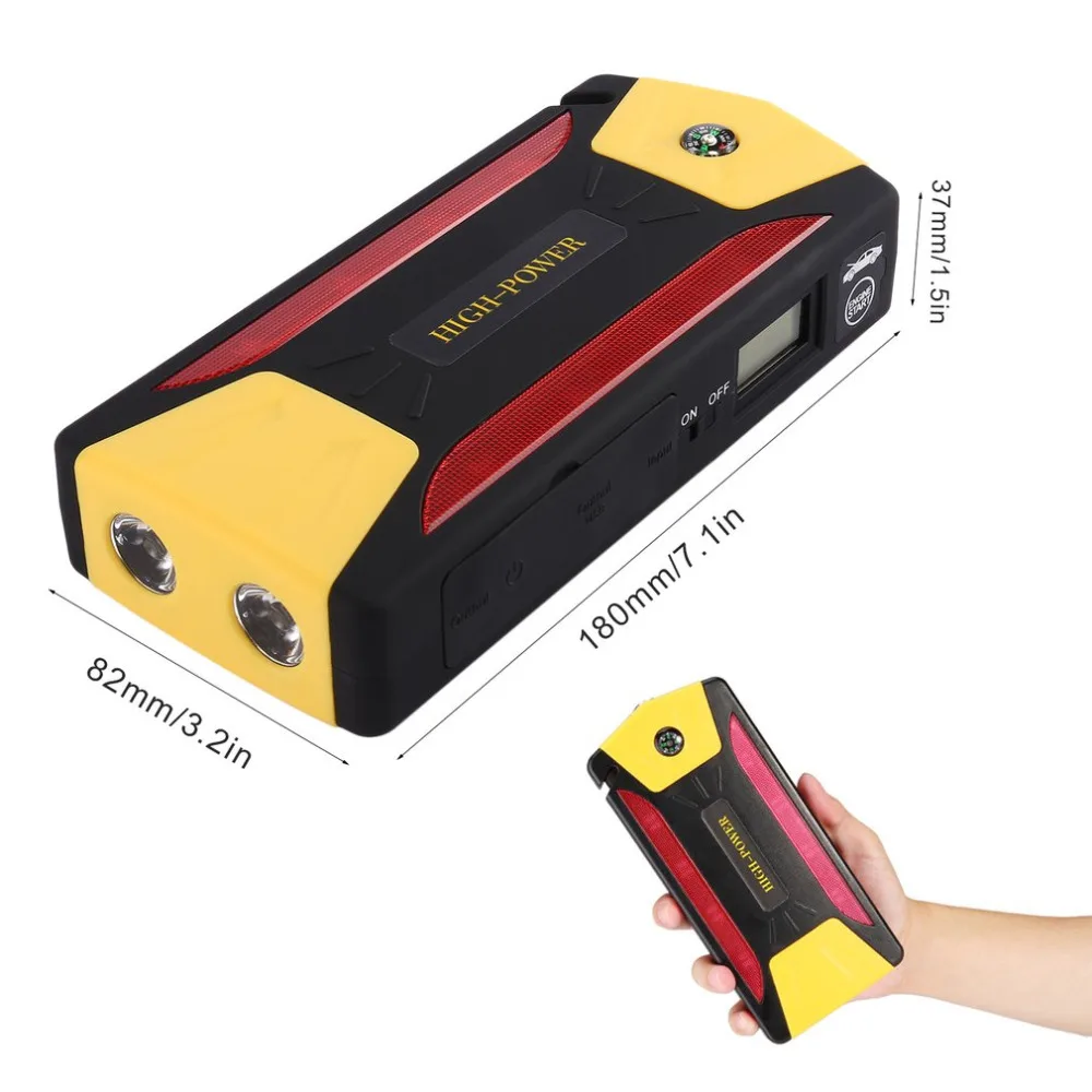 New 82800mAh Portable Car Jump Starter Battery Booster with USB Power Bank LED Flashlight for Truck Motorcycle Boat Hot Sale