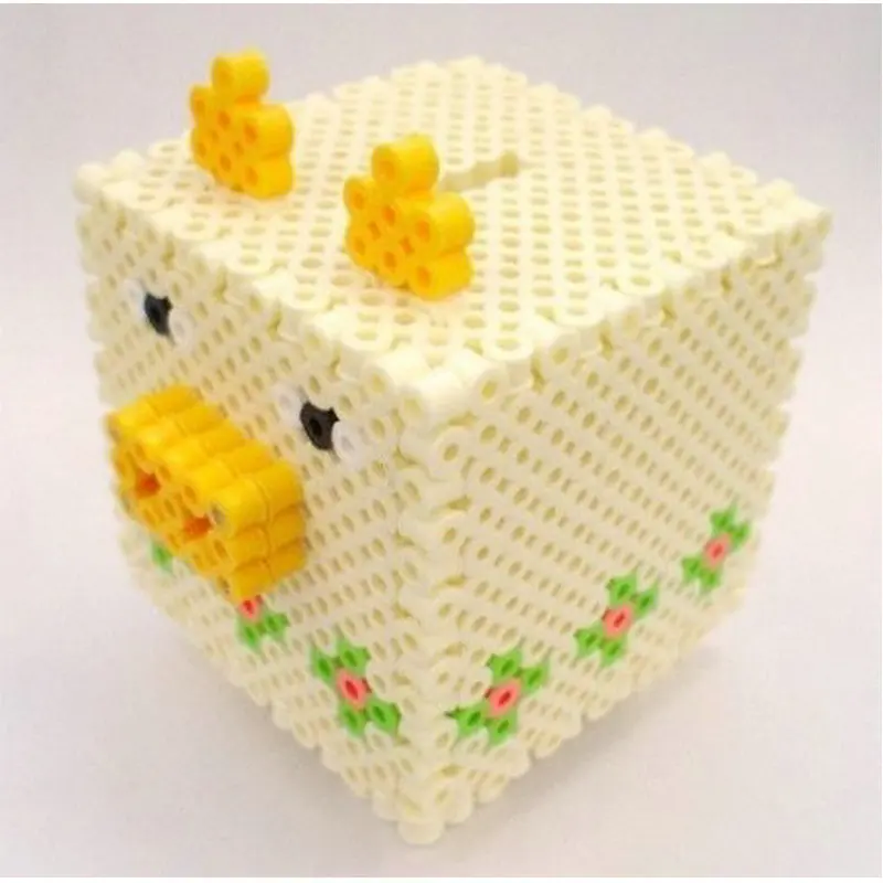 4800 набор бусин perler для игрушек 5 мм 24 цвета в коробке мини hama обучения детей