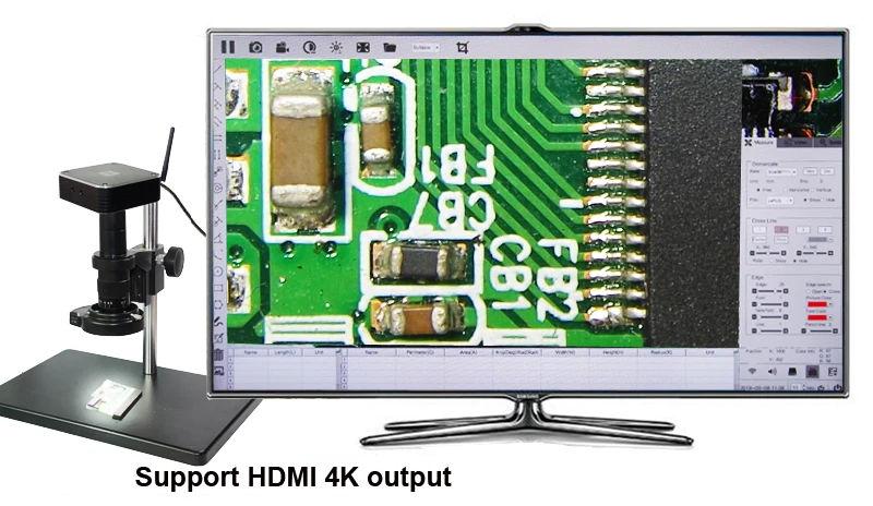 120 ГБ 4 K UHD HDMI USB3.0 USB 3,0 IP Камера 5G Wi-Fi 1080 P 60fps FHD промышленности микроскоп цифровой видео Камера 20-180X с креплением