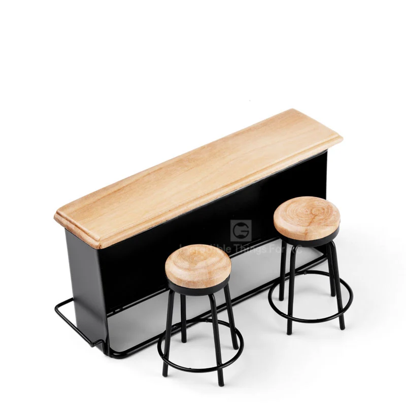 

1Set Climbing Car Simulation Mini Bar Counter Body Shell Scenario Micro Chairs for 1:10 Rock Crawler RC Cars Decoration Parts