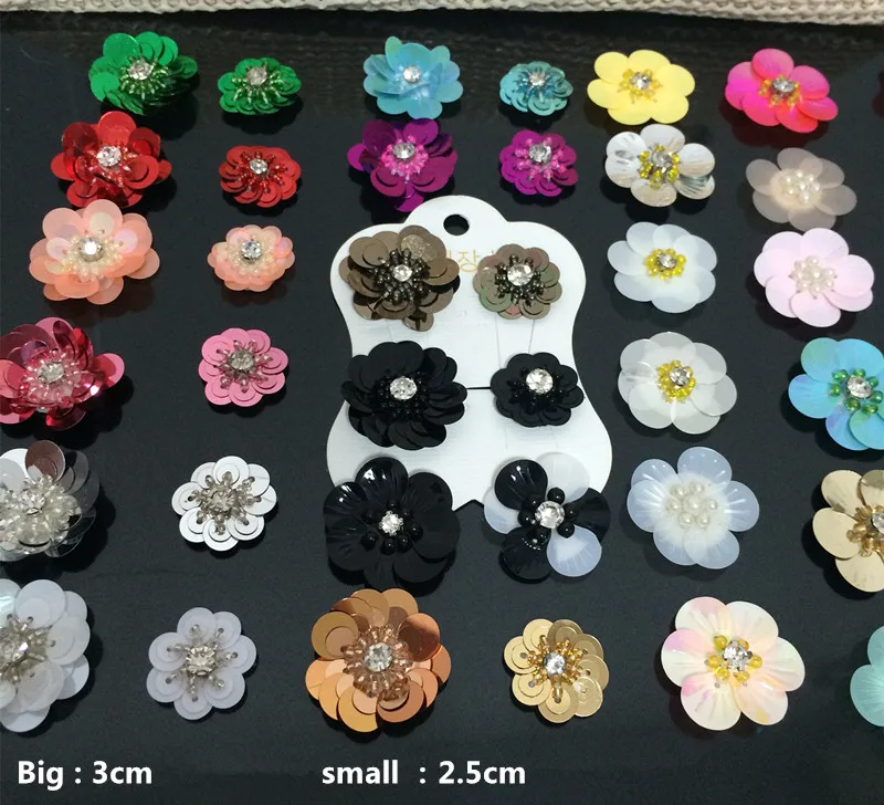 

Multicolor shell bead flower patch clothes hat bag shoes adornment applique patch applique DIY accessories