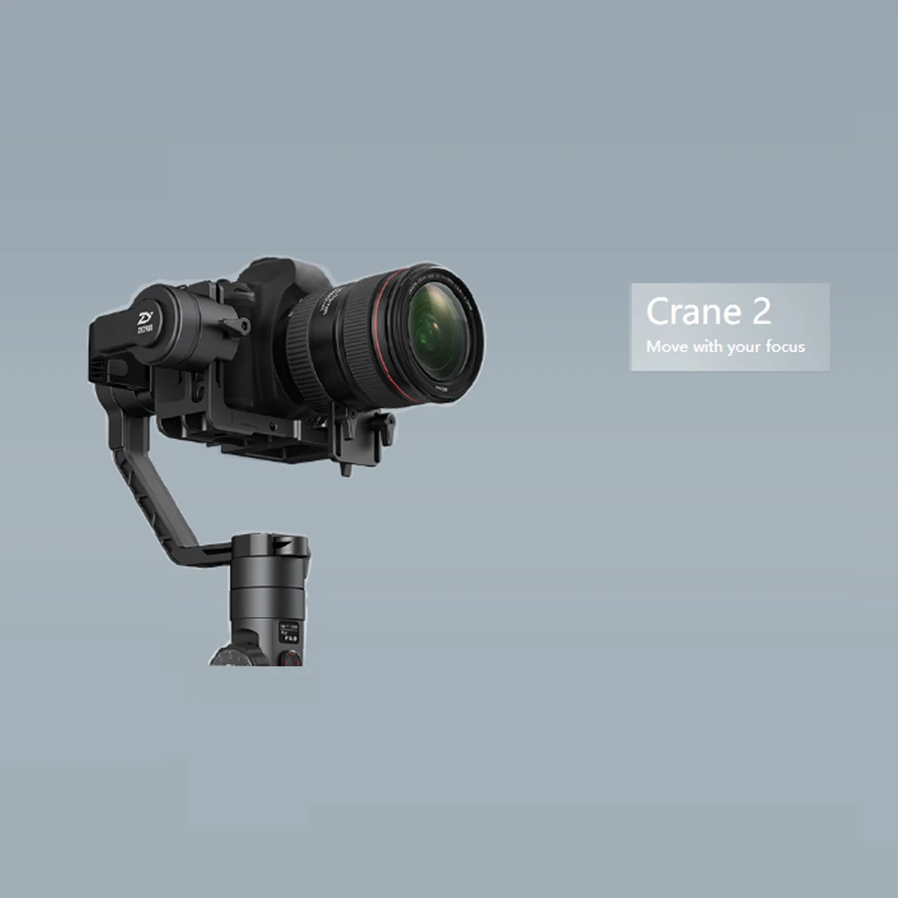 Zhiyun официальный кран 2 3-осевой Стабилизатор камеры для всех моделей DSLR беззеркальной камеры Canon 5D2/5D3/5D4