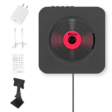 KECAG CD Player Wall Mountable Bluetooth Portable Home Audio Boombox with Remote Control FM Radio Built-in HiFi Speakers USB MP3