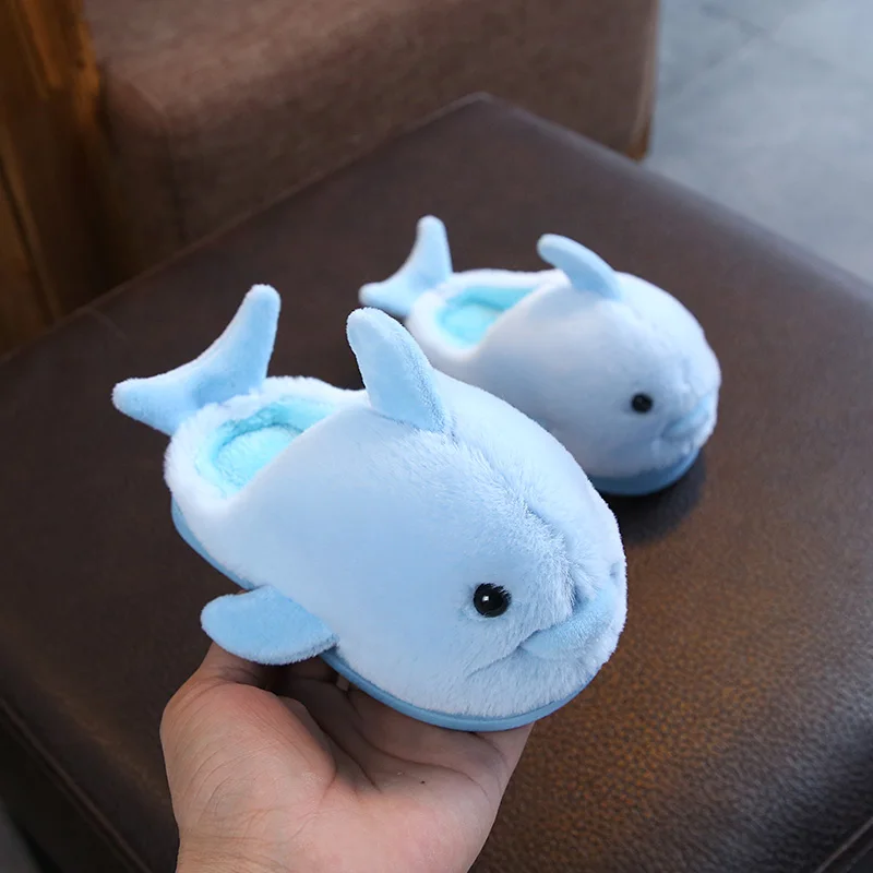 

Children Girls Home Slippers Winter Kids Baby Cotton Shoes Cute Baby Boys Indoor Slippers Non-slip Soft Shoes Warming Velvet