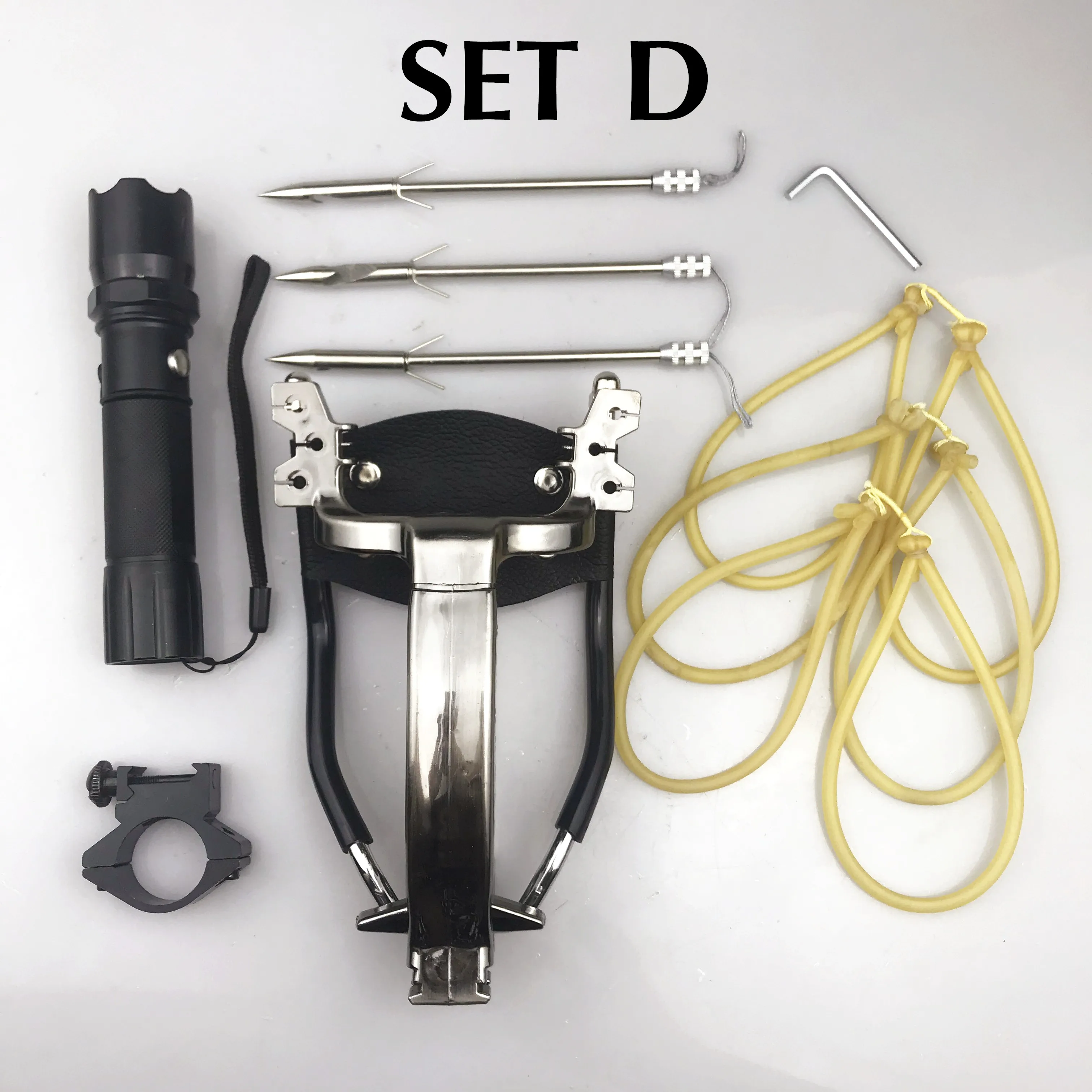 

Powerful Multi-function Archery Bowfishing Shooting fish Slingshot Catapult Hunting bow Fishing Sling Shot arrow kit