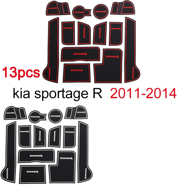 Для Kia Sportage 3 2011 2012 2013 2014 2015 прокладка для ворот дверной коврик с желобом
