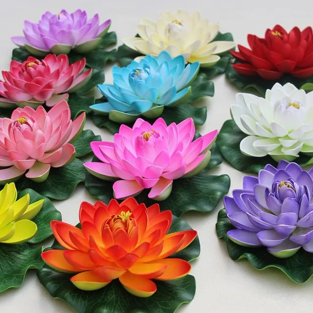 diameter 60cm large artificial lotus flower floating pool decoration