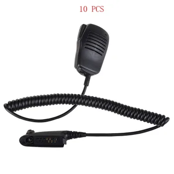 

10PCS Walkie Talkie PPT Handheld Speaker Mic for Motorola GP328 PRO5150 GP338 PG380 GP680 HT750 GP340 Two Way Radio Microphone