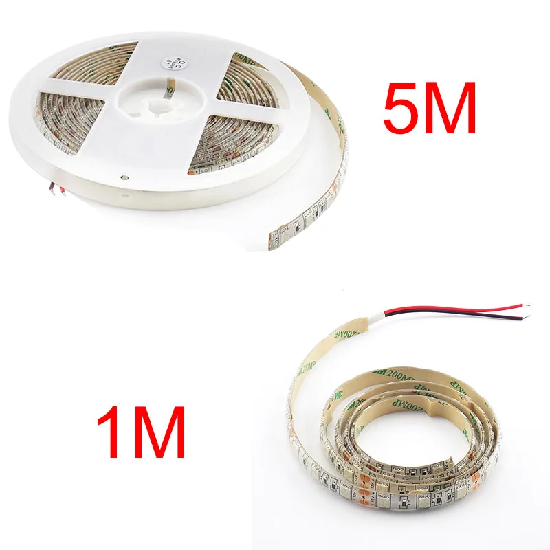Светодиодный растения растут полосы светильник 5M AC/DC 12V 5 красный 1 синий 5050