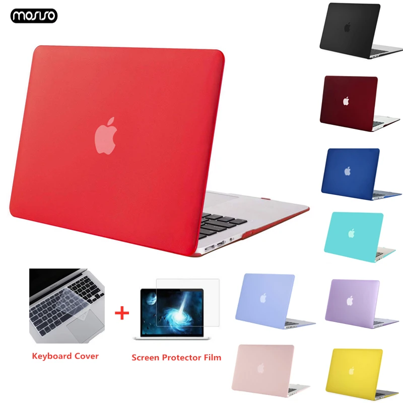 MOSISO матовый чехол для ноутбука MacBook Pro 13 retina 13,3 15,4 чехол для ноутбука Mac Book New Pro 13 Pro 15 дюймов с сенсорной панелью