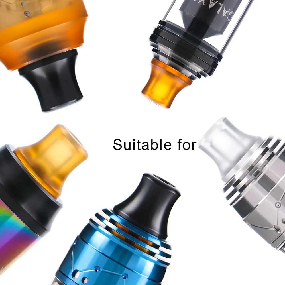 Original Vapefly Galaxies 510 drip tip fit Vapefly Galaxies RDA Vape Drip tips Vape accessories for Electronic Cigarette tank