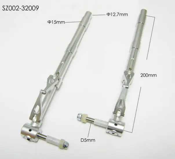 RC Airplane Accessory Metal Anti Vibration Landing Gear D12.7 200mm SZ002-32009