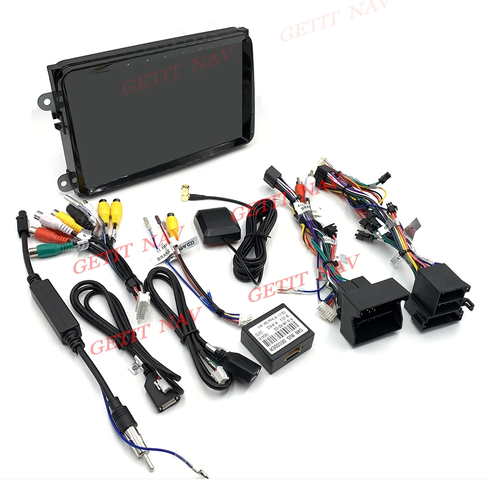Cheap Android 9.0 Car Multimedia PLAYER for vw Seat Altea Toledo GOLF 5/6 Polo Passat B6 CC Tiguan Touran Stereo Radio GPS 5