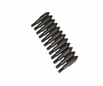 

12pcs 100grain target point OD7mm bullet point archery arrowhead field tip broadhead for crossbow hunting
