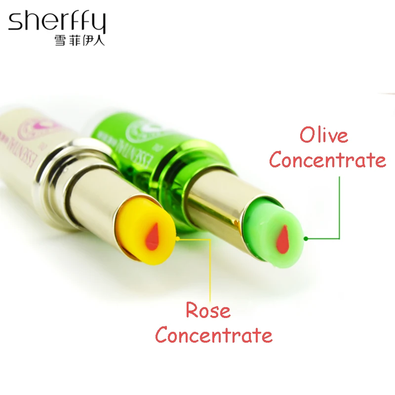 

Pure Natural Lipbalm Olives Rose Sandwich Filled Moisturizing Lipstick Magic Brand Cute Lip Balm Lips Protection Lippi Smacker