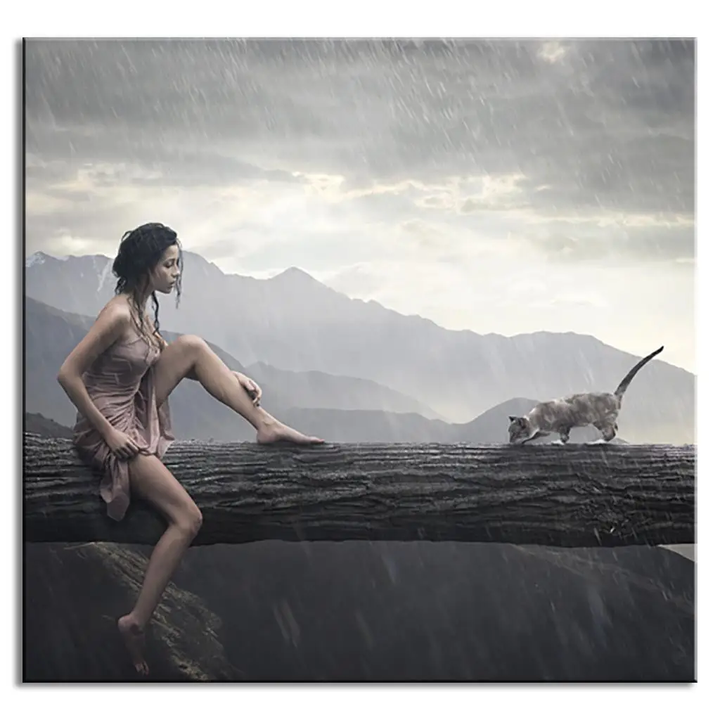 1 Pcs Modern Beauty Painting Prints on Canvas Sexy Women And