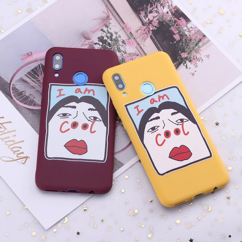 Для huawei Honor mate 10 20 Nova P20 P30 P Smart I AM COOL Girl Memes Candy силиконовый чехол для телефона Capa Fundas Coque