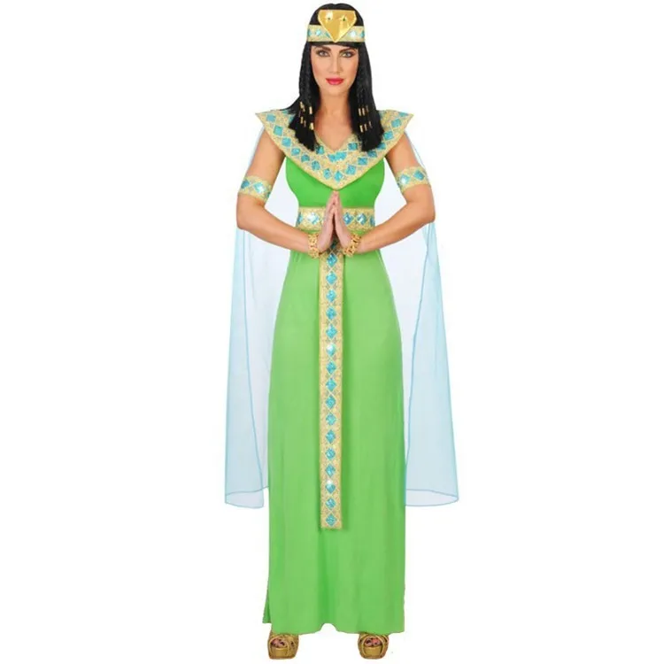 Костюм древней египетской королевы для женщин египетская королева одежда Египетский Костюм Королевы на Хэллоуин