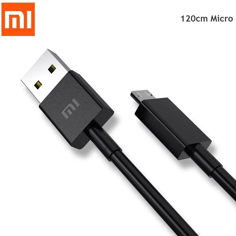 

Original Xiaomi Micro 2A USB Cable 120CM Fast Charging Data For Mi 3 3s 4 Max Redmi Note 3 Pro 4 4X 4A 5 5A Plus
