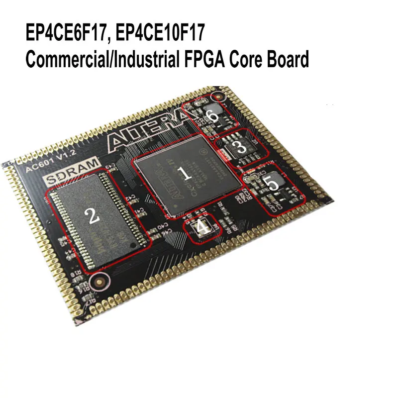 Altera EP4CE6/EP4CE10 FPGA Core Board SDRAM Stamp Hole|Запчасти для кондиционера| |