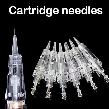 

50pcs disposable permanent makeup tattoo needles 1RL/2RL/3RL/5RL/7RL/3F/5F/7F for digital eyebrow/lips/eyeliner machine