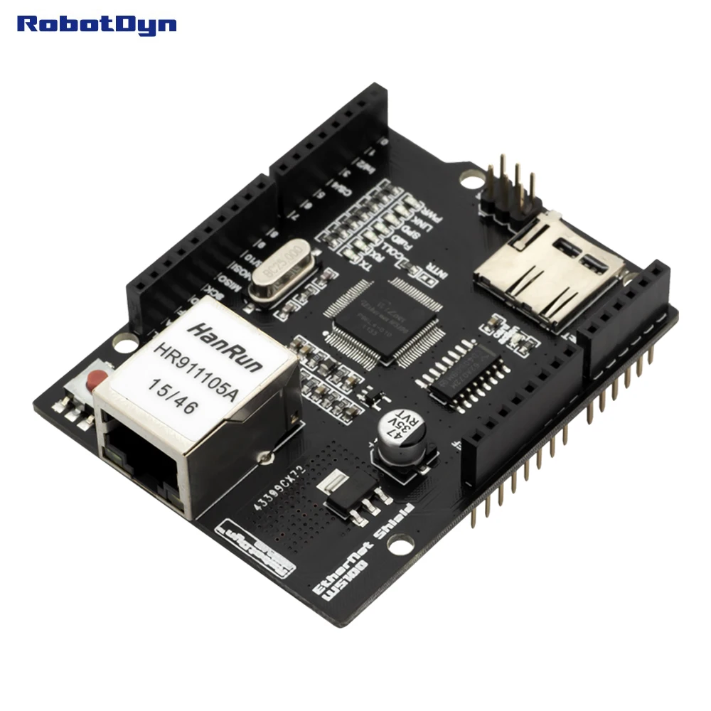 W5100 Щит Ethernet. Совместимый для Arduino UNO mega | Электронные компоненты и принадлежности