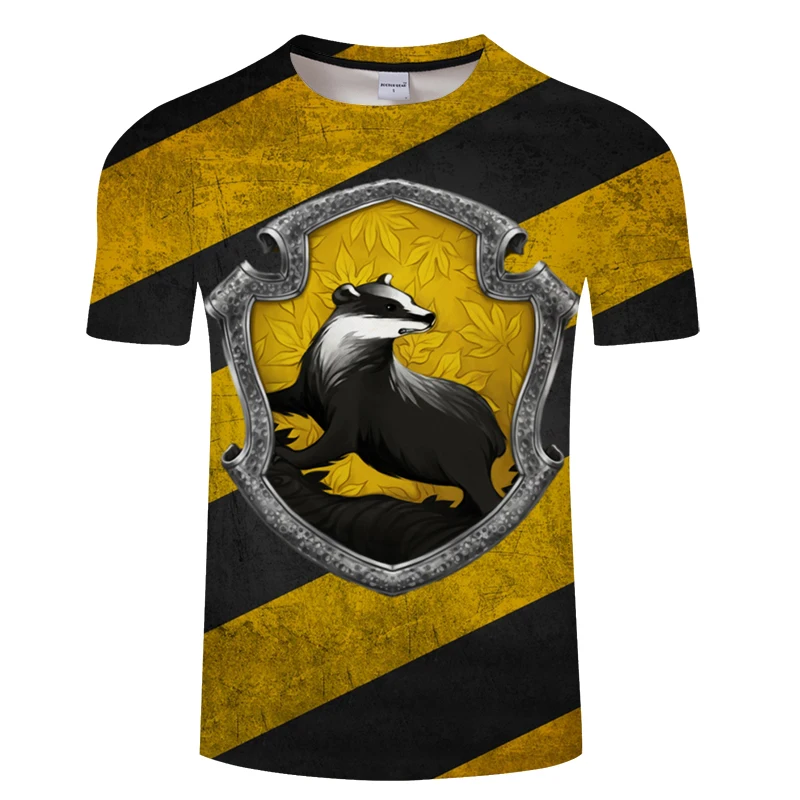 

Magic school Shield 3D Harry T shirt Men XXXTENTCAION Potter Super Soft Funny Tees Tops Summer Short Sleeve Clothes Men Tshirts