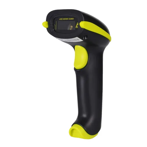 Scanner de Código de Barras sem Fio Reader para Pos Sistema de Supermercado Handheld Laser Bluethooth Cabo Usb Bar Code 1d