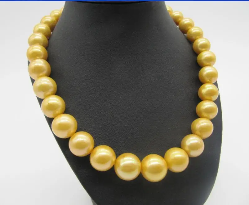 

CHARMING 18"12-13 MM NATURAL SOUTH PEARL NECKLACE
