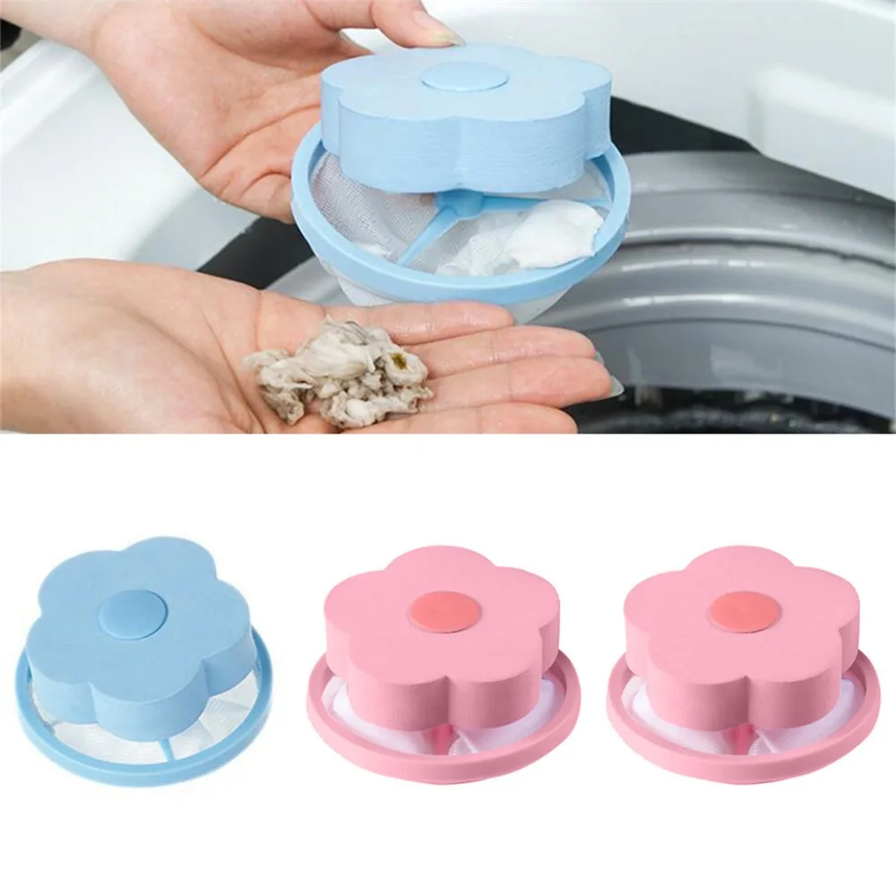 

3pcs Laundry Cleaner filter bag mesh filtering hair removal device wool lint remover for Washing Machine d90325