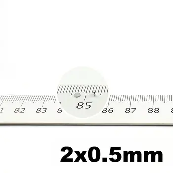 

Micro Precision Magnet Cylinder Diameter 2 0.079'' Small Round Disc 2x0.5 mm Sensor Mini Magnets Teaching Study 200pcs