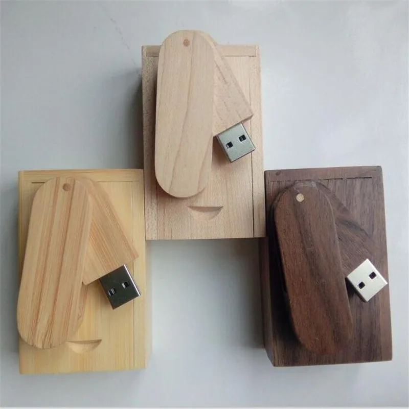 

exuanck USB 3.0 Flash Drive Custom Logo Swivel Wood USB Memory Stick Pen Drive (over 20pcs free logo)