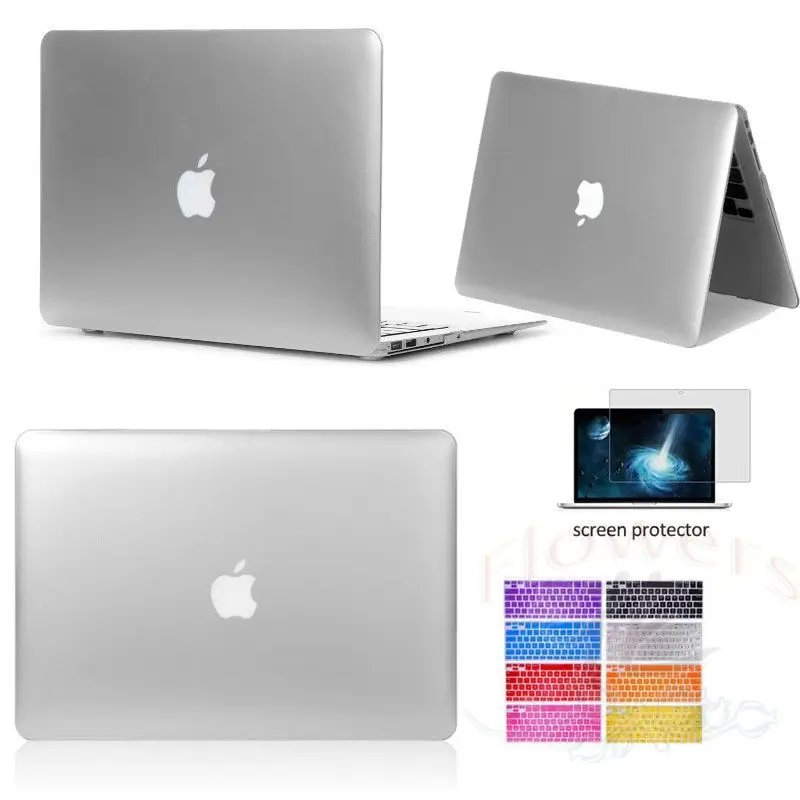Rubberized Hard Case Laptop Cover For Apple Macbook Pro 13/"//15/" Air 11/"//13/"inch