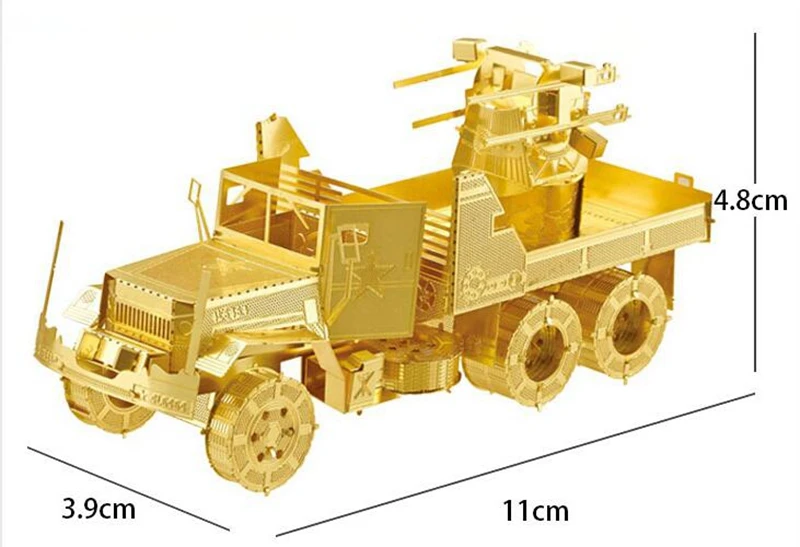 3D пазл Классический DIY металлический нано пазл Центурион Танк M2A3 Танк модель Детские Развивающие головоломки Танк модель игрушки Подарочная коробка