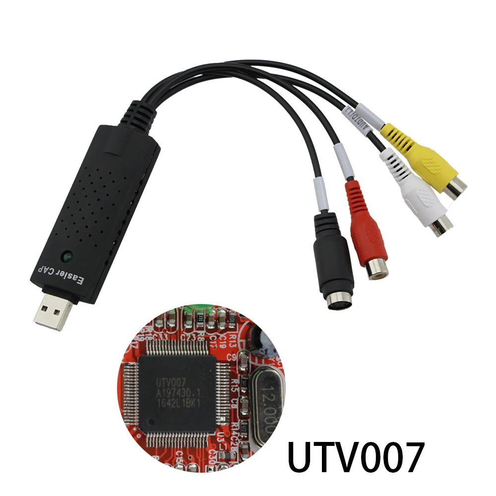 Easycap USB Video Capture Adapter TV DVD VHS Captura de v deo Card ...