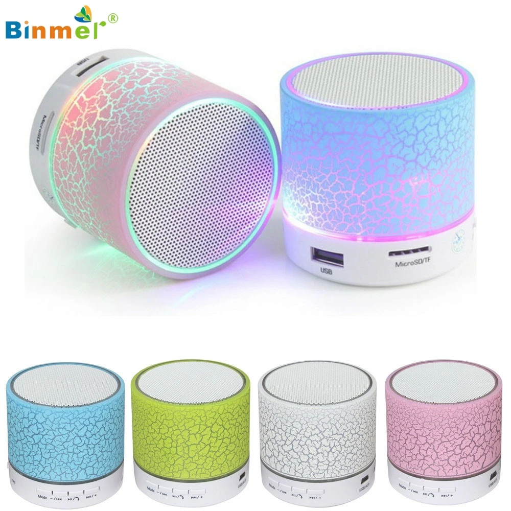 Binmer Portable Mini Wireless Stereo Bluetooth Speaker For iPhone