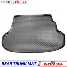 Для Nissan Patrol 2010-багажник автомобиля коврик сзади Внутренний сапожок Грузовой лоток этаж ковер Тюнинг автомобилей аксессуары для украшения интерьера