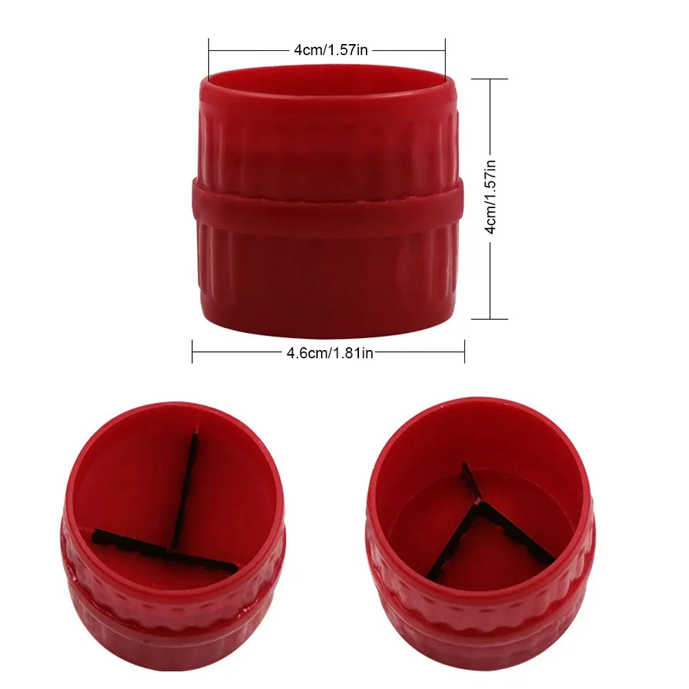 

New Red Heliburr Deburring External Chamfer Tool Mutifunctional Stainless Steel Remove Burr Tools for Drill Bit