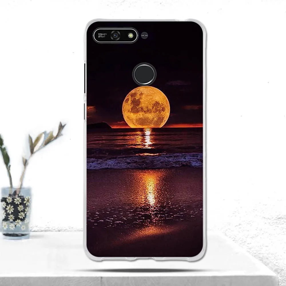 Чехол для Huawei Honor 7A/Honor 7A Pro/Y6 2018/Y6 Prime 2018/Enjoy 8e мягкий силиконовый чехол из ТПУ Y6 2018