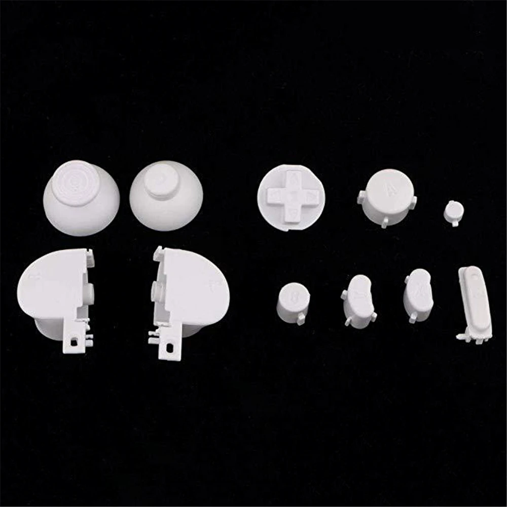 

Full set L R ABXY Z Keypads Buttons for Game Cube Buttons Frame for NGC D Pads Power ON OFF Buttons Joystick Thumbstick Cap