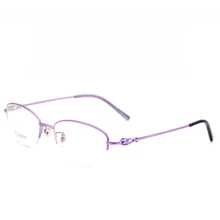 53-17-145 высококачественные титановые круглые очки дизайнерские очки оправы для женщин Оптические 6G 057