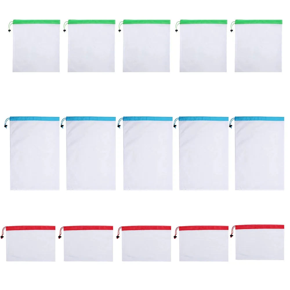 

12pcs Reusable Mesh Produce Bags Washable Eco Friendly Bags for Grocery Shopping Storage Fruit Vegetable Toys 5.15