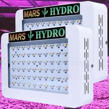 2pcs MarsHydro 300/600 full spectrum LED Grow Lights Hydroponics Panel for Indoor Garden