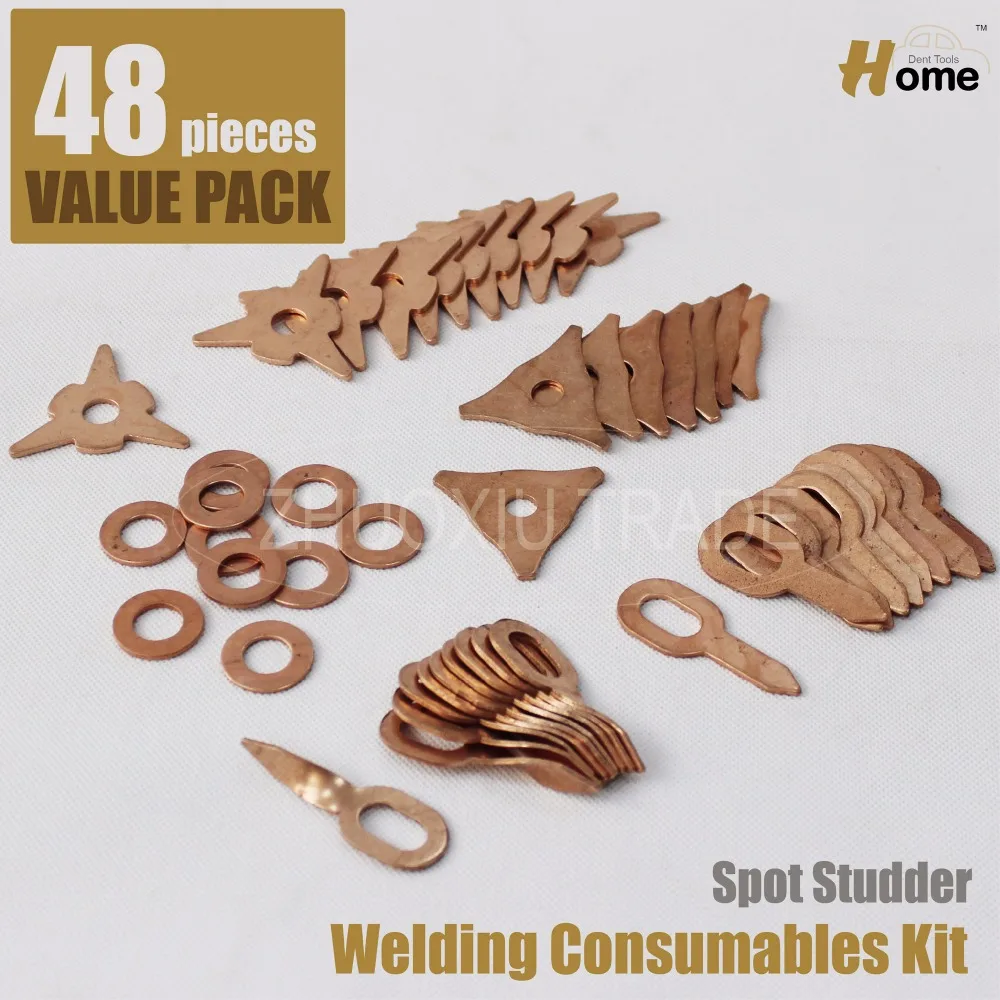 

dent puller kit car body repair tool set dent repair washer welding studs dent pulling removal set auto panel dent remover pads