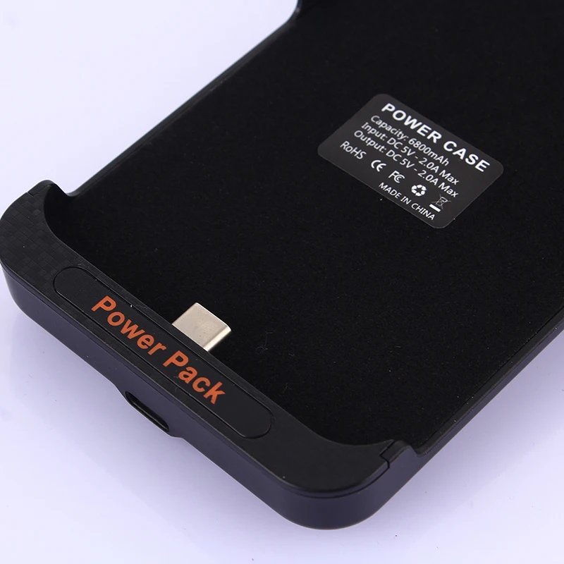 6800mAh External Backup Battery Charger Case for Xiaomi A1 5X Power Pack