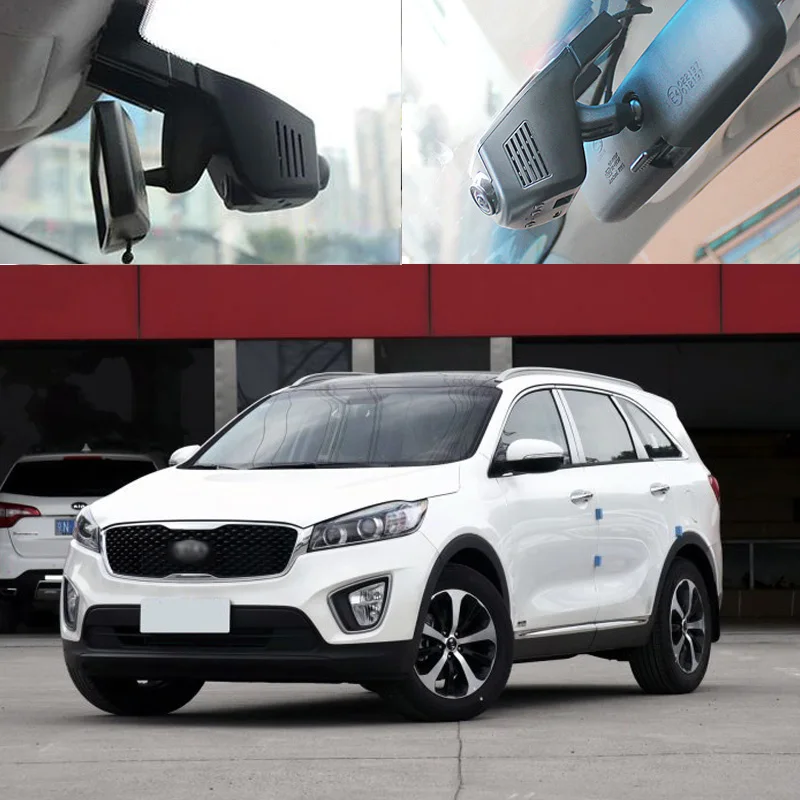 Автомобильный видеорегистратор BigBigRoad с Wi Fi для KIA Sorento Forte venga borrego RIO карнавал FHD