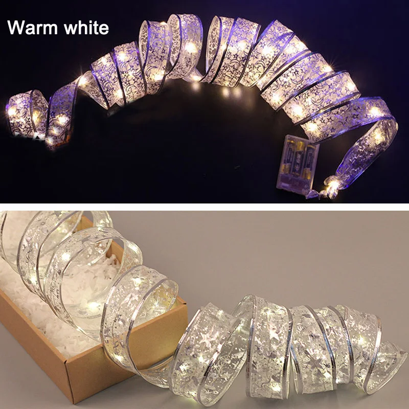 warm white string lights