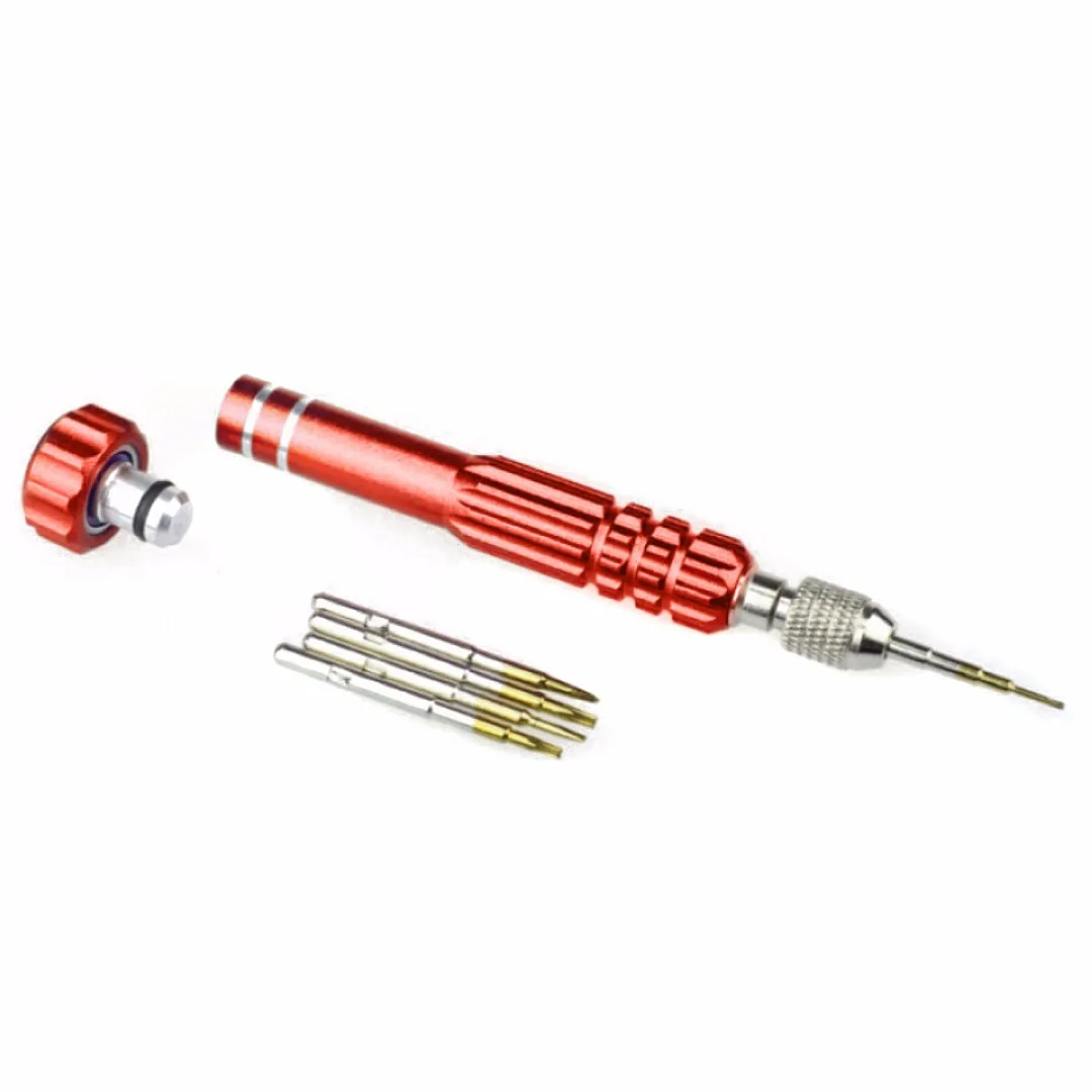 Shellhard 5in1 Watch Repair Tool Kits Screwdriver Set Repair Opening Tools Kit for Watch Eye Glasses